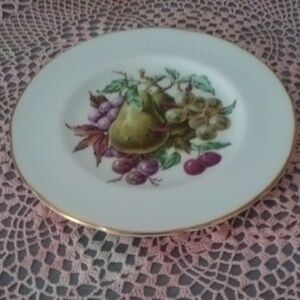 REGENCY Bone China Fruit Design Plate